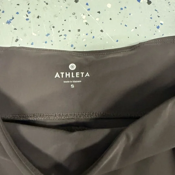 Athleta Brown-Plum Stellar Leggings with Zipper Detail - Picture 4 of 4